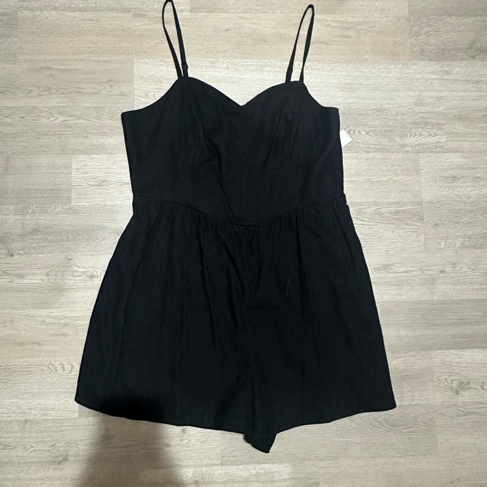 Old Navy Black Spaghetti Strap Romper